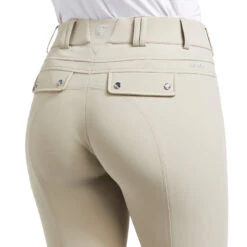 Ariat Ladies Tri Factor Knee Patch Breech - TAN 9 Ariat Ladies Tri Factor Knee Patch Breech - TAN -Ariat || Lemieux || PÉNÉLOPE Shop 10021780 02