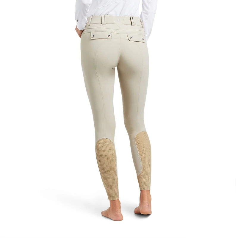 Ariat Ladies Tri Factor Knee Patch Breech - TAN 2 Ariat Ladies Tri Factor Knee Patch Breech - TAN - Image 2