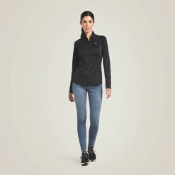 Ariat Women's Sunstopper 2.0 Baselayer Top - BLACK -Ariat || Lemieux || PÉNÉLOPE Shop 10030429 full warm