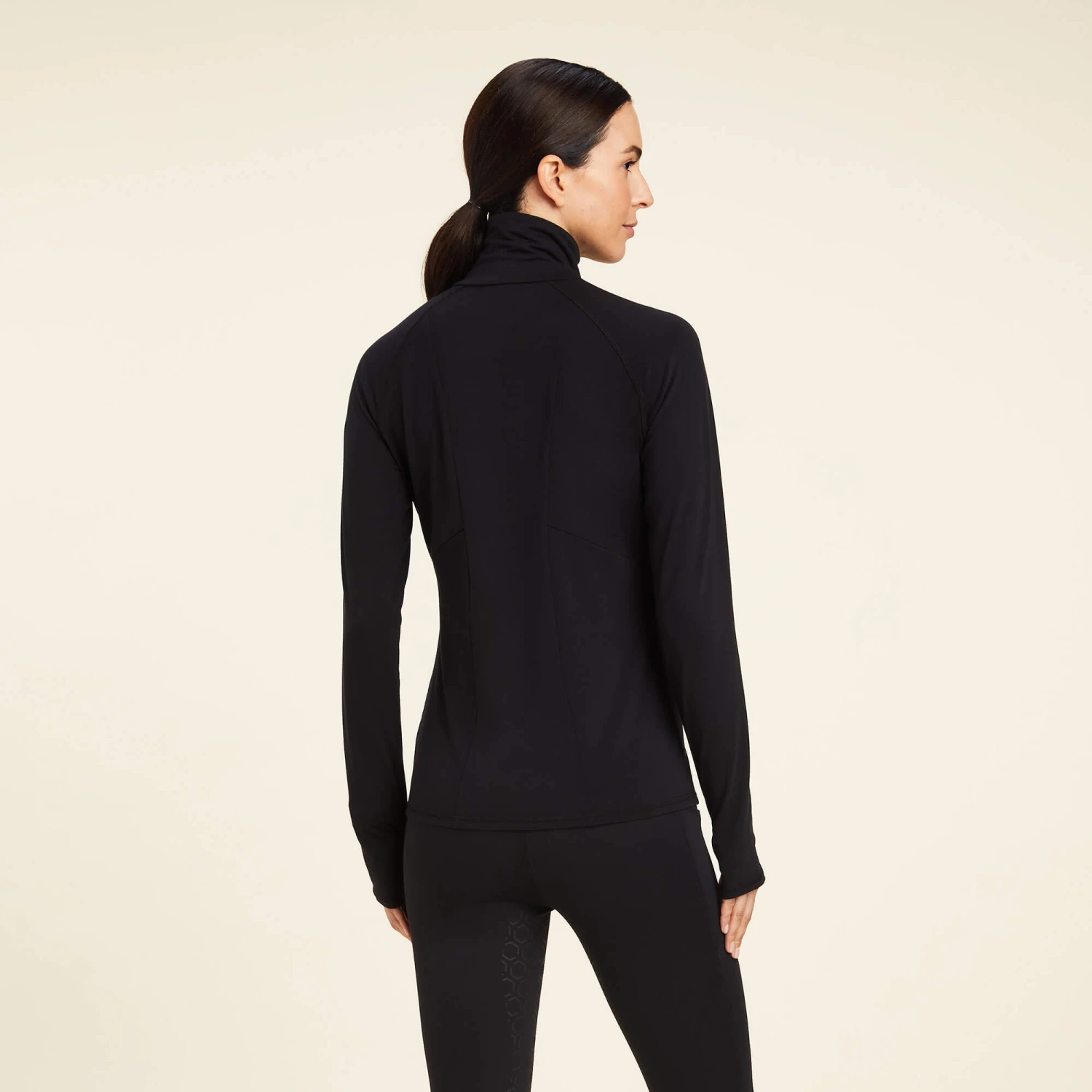 Ariat Women's Venture Long Sleeve Base Layer - BLACK 5 Ariat Women's Venture Long Sleeve Base Layer - BLACK - Image 5