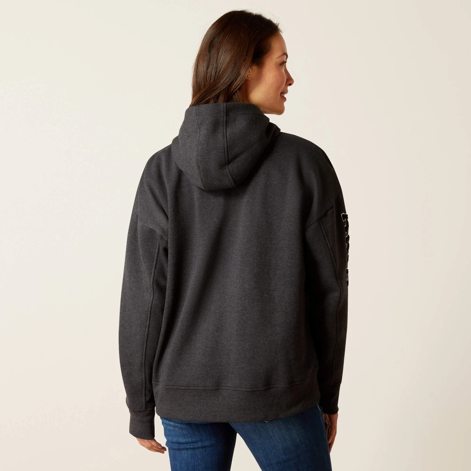 Ariat Rabere Hoodie Sweatshirt - CHARCOAL 4 Ariat Rabere Hoodie Sweatshirt - CHARCOAL - Image 4