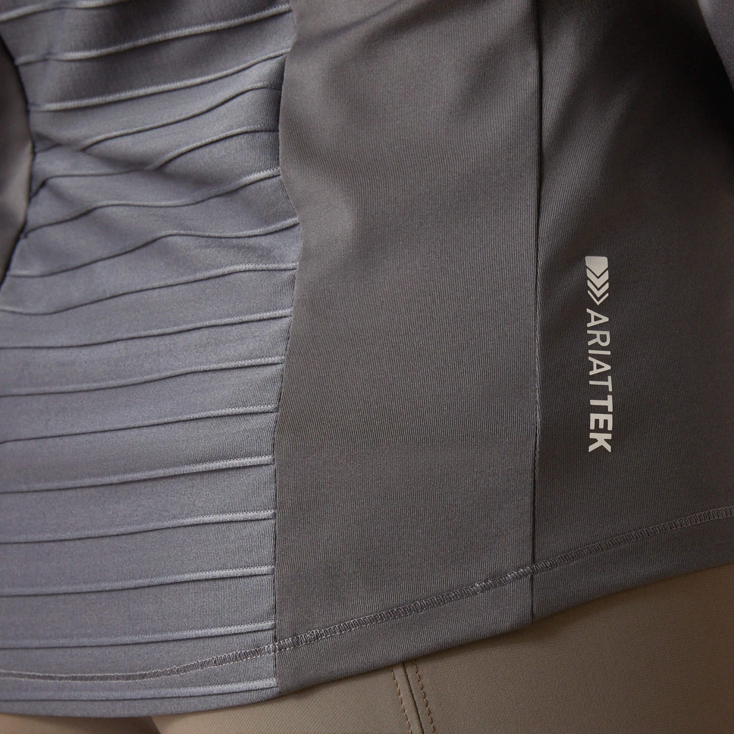 Ariat Women's Facet Long Sleeve Base Layer - EBONY 4 Ariat Women's Facet Long Sleeve Base Layer - EBONY - Image 4