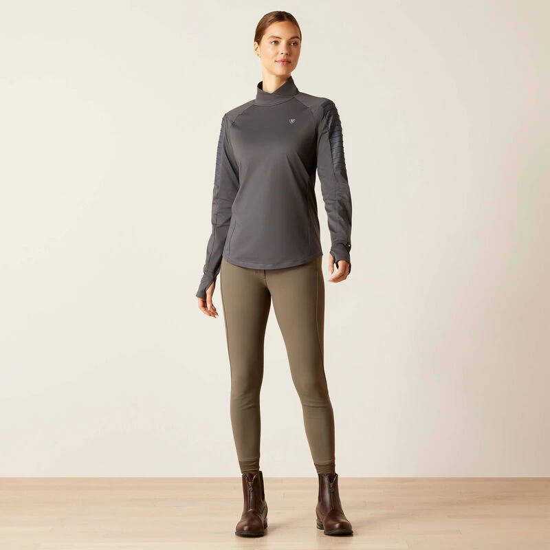 Ariat Women's Facet Long Sleeve Base Layer - EBONY 5 Ariat Women's Facet Long Sleeve Base Layer - EBONY - Image 5