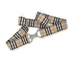 Bedford Jones Belt - Plaid W/ Gold D-Ring 1.5"