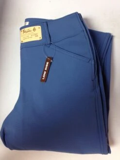 Tailored Sportsman Low Rise Trophy Hunter Front Zip Boot Sock Breech - MoodyBlue/Tan