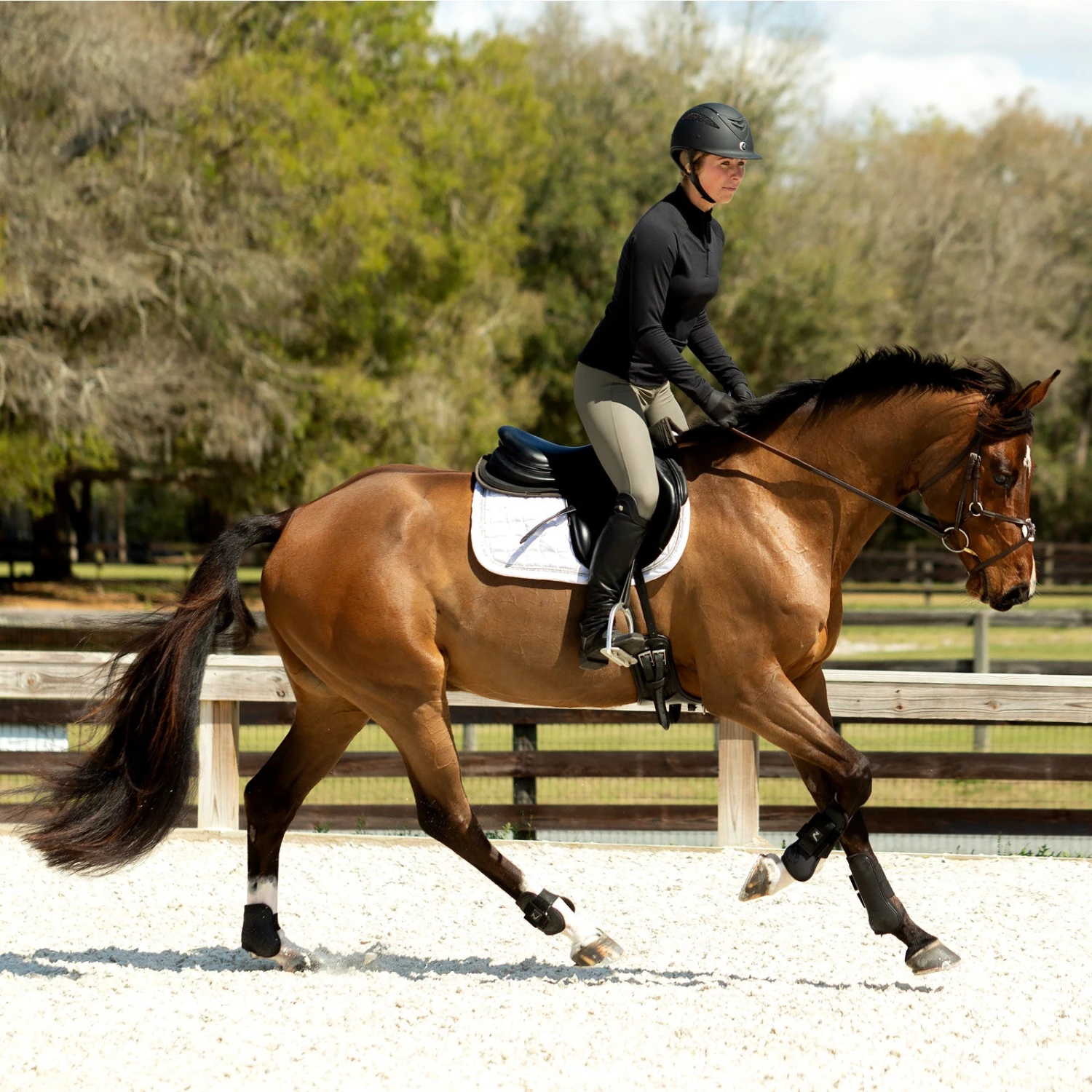 Equinavia Maud Women's Full Seat Breech - SAGE OLIVE 3 Equinavia Maud Women's Full Seat Breech - SAGE OLIVE - Image 3