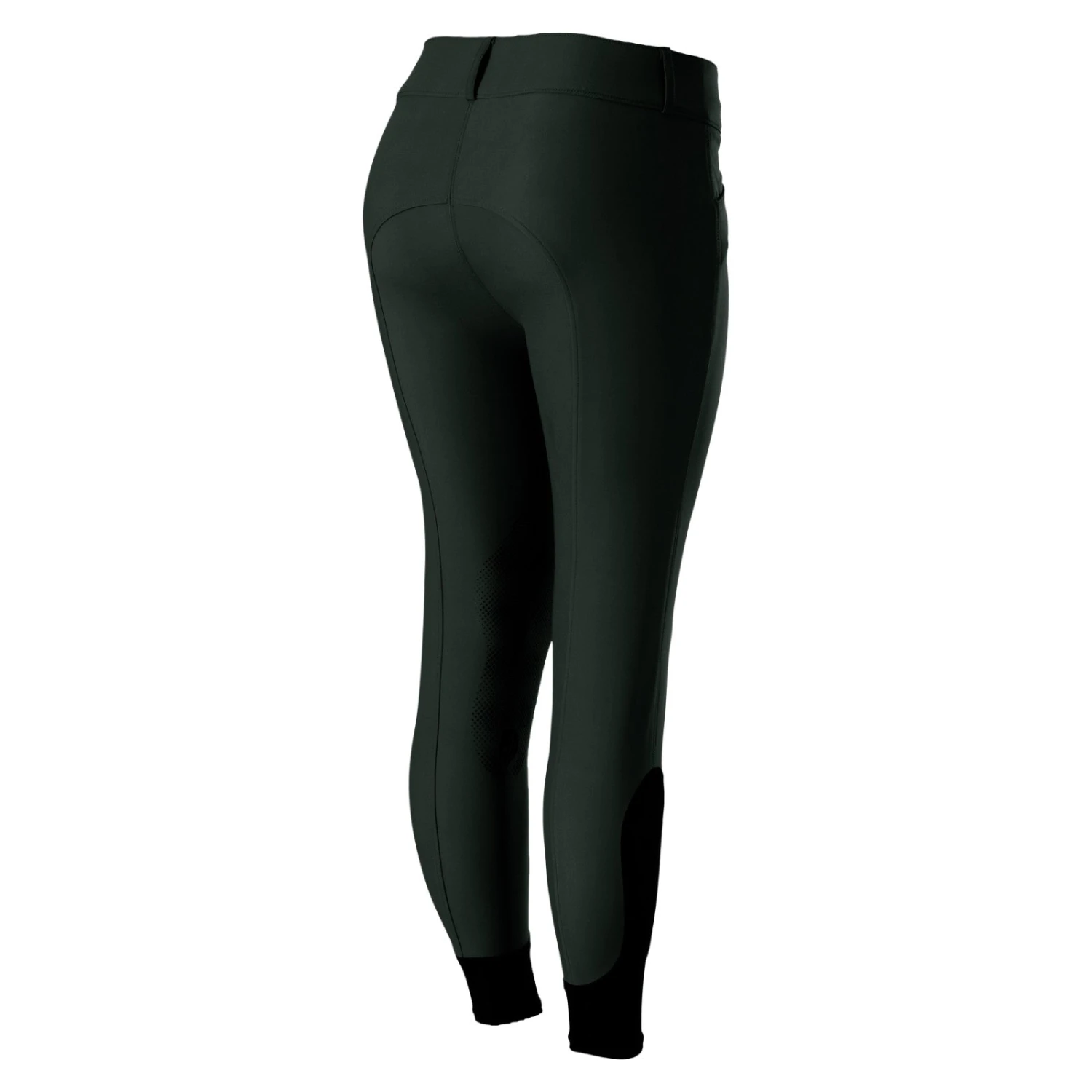 Equinavia Maud Women's Knee Patch Breech - DEEP GREEN 2 Equinavia Maud Women's Knee Patch Breech - DEEP GREEN - Image 2