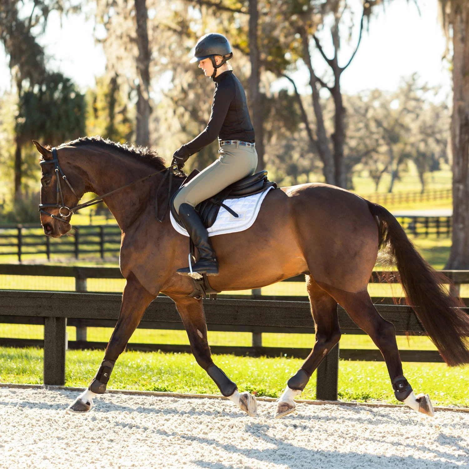 Equinavia Maud Women's Full Seat Breech - SAGE OLIVE 2 Equinavia Maud Women's Full Seat Breech - SAGE OLIVE - Image 2