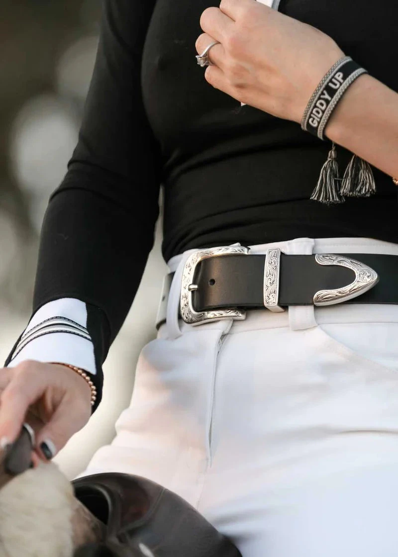 Milton Menasco Wild West Belt - BLACK 1 Milton Menasco Wild West Belt - BLACK