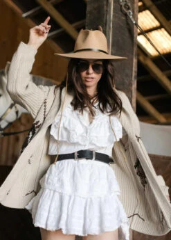 Milton Menasco Wild West Belt - BLACK 5 Milton Menasco Wild West Belt - BLACK -Ariat || Lemieux || PÉNÉLOPE Shop Belt Img 3