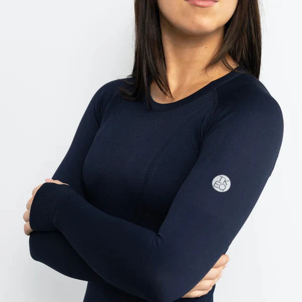 TKEQ Kennedy Seamless Long Sleeve - CLASSIC NAVY 2 TKEQ Kennedy Seamless Long Sleeve - CLASSIC NAVY - Image 2