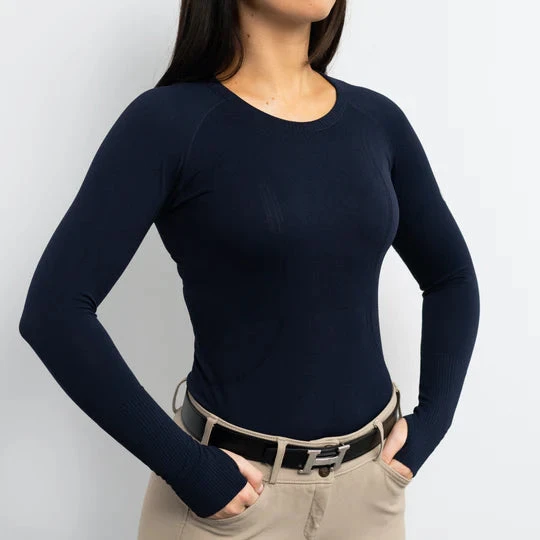 TKEQ Kennedy Seamless Long Sleeve - CLASSIC NAVY 1 TKEQ Kennedy Seamless Long Sleeve - CLASSIC NAVY