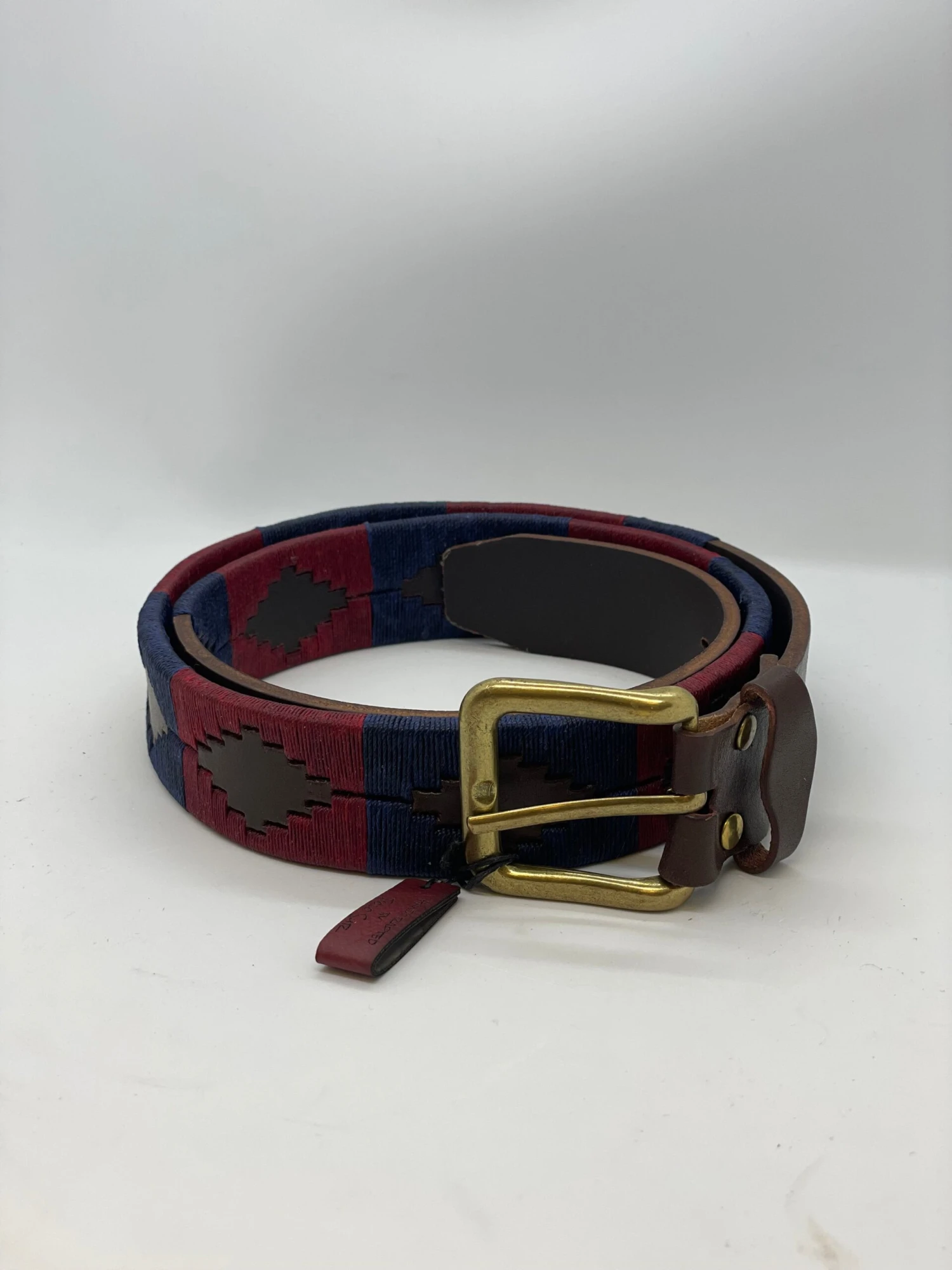 Polo Sur POLO Belt - NAVY/BURGUNDY 1 Polo Sur POLO Belt - NAVY/BURGUNDY