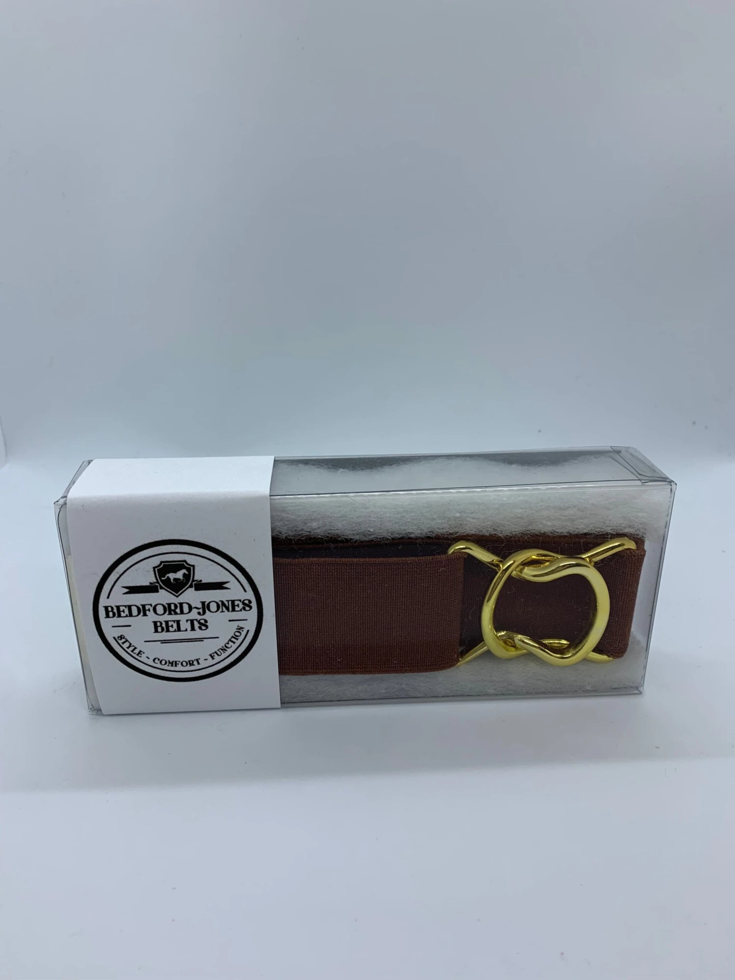 Bedford Jones Belt - Rust With Gold Swizzle 1.5" 1 Bedford Jones Belt - Rust With Gold Swizzle 1.5"