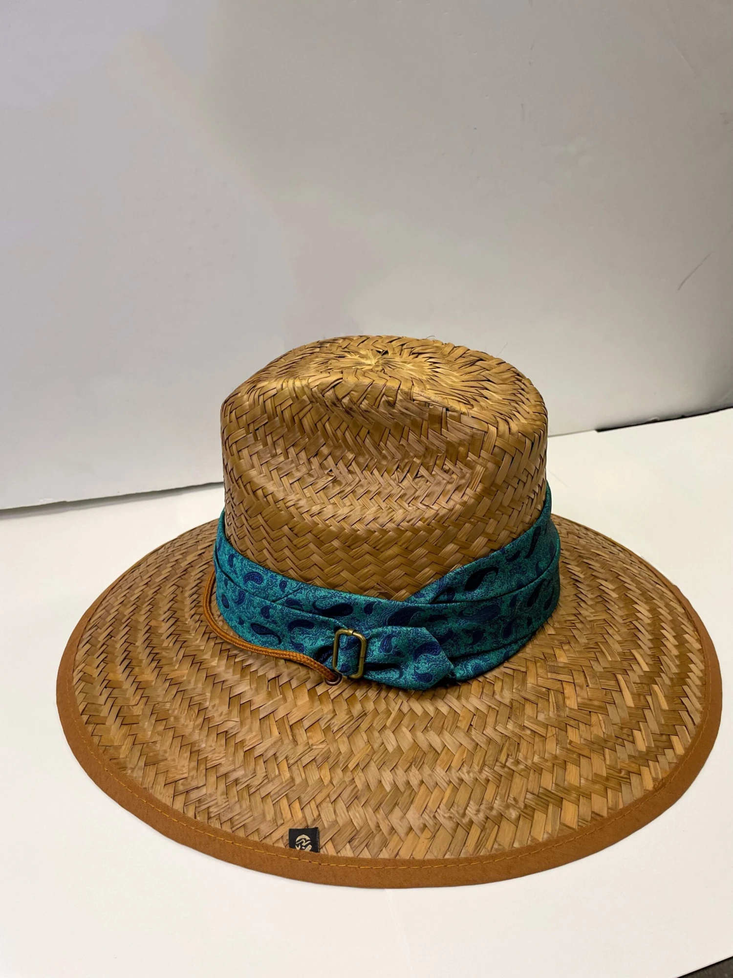 Riata Designs Original Hat - Tealand Blue Paisley 1 Riata Designs Original Hat - Tealand Blue Paisley