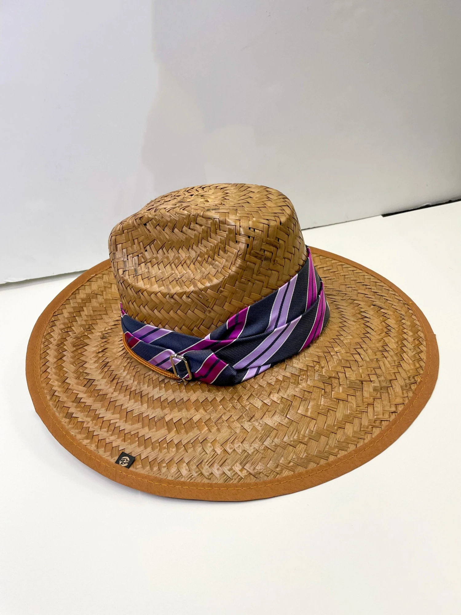 Riata Designs Original Hat - Navy With Purple Stripe 2 Riata Designs Original Hat - Navy With Purple Stripe - Image 2
