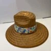 Riata Designs Original Hat - Blue Floral Design
