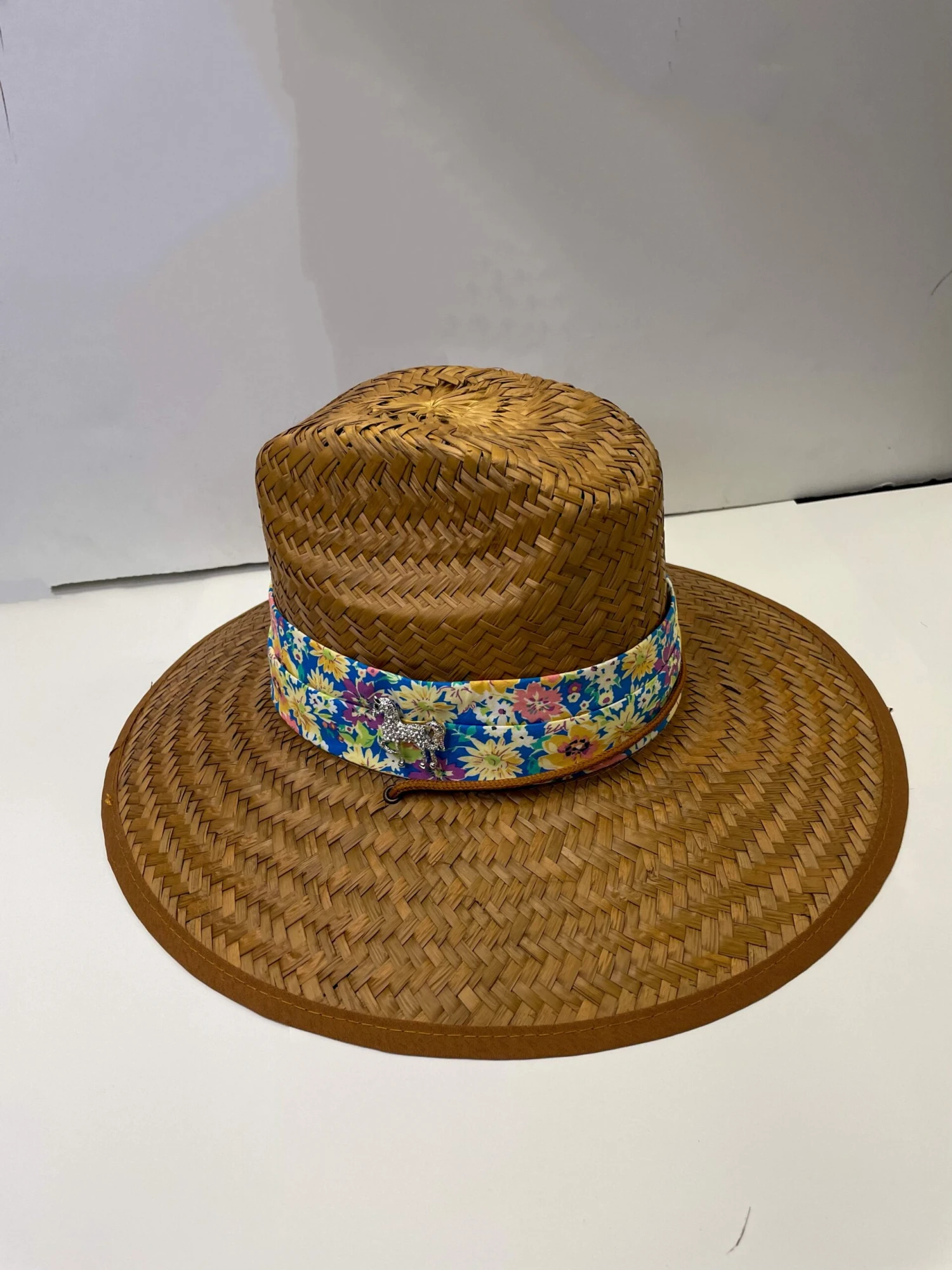 Riata Designs Original Hat - Blue Floral Design 1 Riata Designs Original Hat - Blue Floral Design