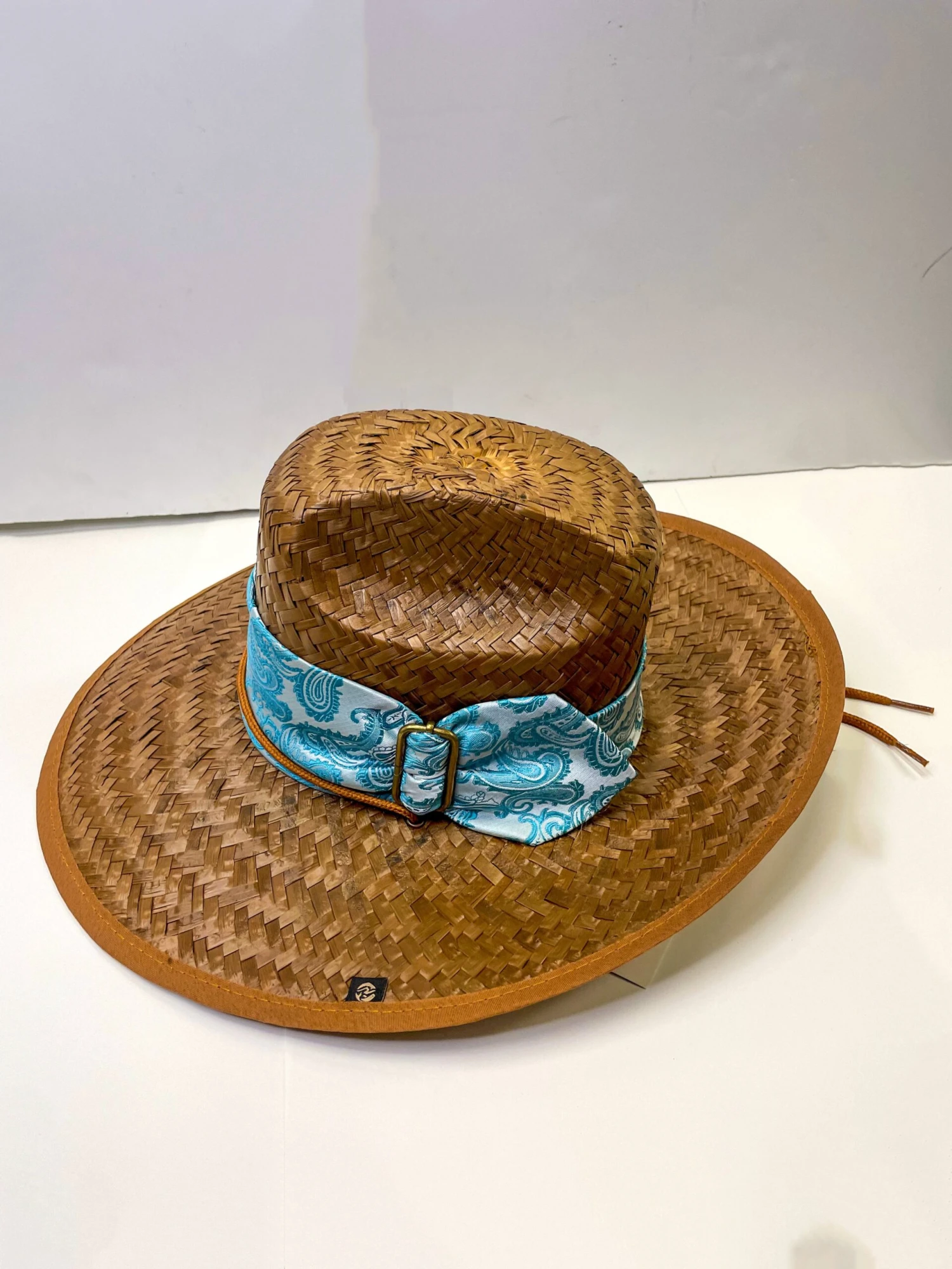 Riata Designs Original Hat - Light Blue Paisley 1 Riata Designs Original Hat - Light Blue Paisley