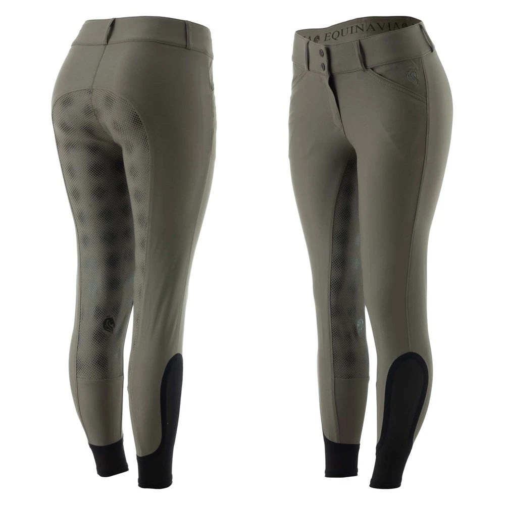 Equinavia Maud Women's Full Seat Breech - SAGE OLIVE 1 Equinavia Maud Women's Full Seat Breech - SAGE OLIVE