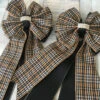 My Barn Child Show Bows - Black/White/Tan Tweed