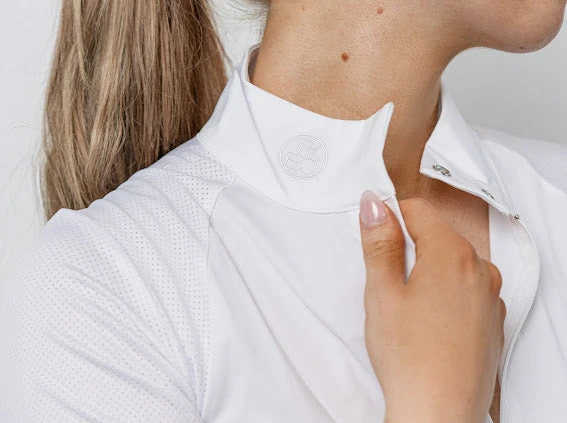 TKEQ SLOAN Short Sleeve Competition Top - WHITE 4 TKEQ SLOAN Short Sleeve Competition Top - WHITE - Image 4