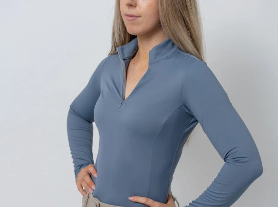 TKEQ The Quinn Essential Long Sleeve Top - MONACO 1 TKEQ The Quinn Essential Long Sleeve Top - MONACO