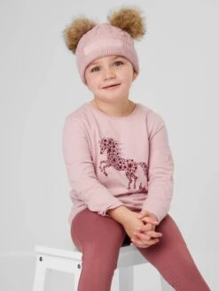 LeMieux Mini Double POM Hat - PINK