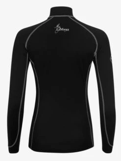 LeMieux Ladies Long Sleeve Base Layer - BLACK -Ariat || Lemieux || PÉNÉLOPE Shop lm baselayer black4 hr3000x4000