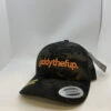 Bad Horse "giddythefup" Trucker Hat - Black Camo/Orange